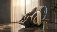 Massage Chair Zero Gravity Full Body with Heating and Bluetooth - Gold — Lifestyle