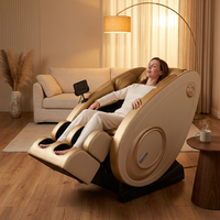 Massage Chair Zero Gravity Full Body with Heating and Bluetooth - Gold — Lifestyle